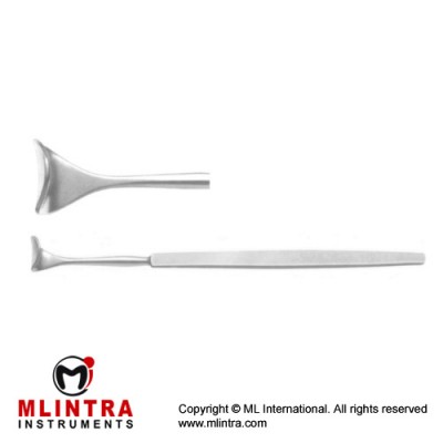 Desmarres Lid Retractor Thin Solid Blades - Size 3 Stainless Steel, 13 cm - 5" Blade Width 17 mm